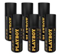 Playboy Men VIP Deodorante Spray 6 x 150 ml