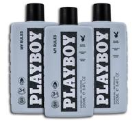 PLAYBOY My Rules 3 in 1 Shower Gel 3 in 1, 3 x 250 ml