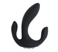 Playboy Triple Threat Stimulator Vibrator Argento