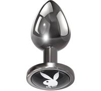 Playboy Tux - Mini Dildo Anale in Metallo (Argento)