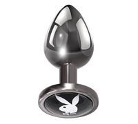 Playboy Tux Small Plug Silver