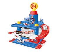 PlayBuild Set Da Gioco Per Bambini Con Parcheggio A 3 Livelli - Include 3 Macchinine, Rampe E Struttura Di Parcheggio Multilivello - Set Da Gioco Interattivo Con Veicoli Per Bambini E Bambine