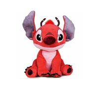 Play By Play Leroy Stitch Disney Sound Soft Teddy 60 Cm Rosso