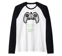 Player 2 Ready Player 3 Caricamento Coppia Tee Annuncio del Bambino Maglia con Maniche Raglan