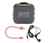 Player Mp3 Hifi Music Player Player Portable MP3 con lettore ebook ad alta definizione Riduzione del rumore clip rimovibile per gli amanti a musica lettori zinco 128x64 schermo (8g)