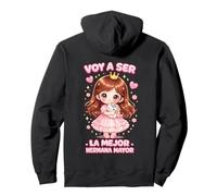Playera Big Sister: Voy a Ser la Mejor Hermana Sindaco Anuncio Felpa con Cappuccio