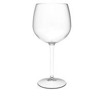 Playflip Tritan - 6 bicchieri riutilizzabili per gin tonico, 580 ml, riutilizzabili, in plastica, infrangibili, trasparenti