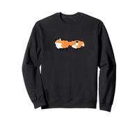 Playful Foxes Design - Cute and Whimsical Animal Artwork Felpa