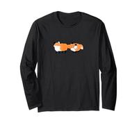 Playful Foxes Design - Cute and Whimsical Animal Artwork Maglia a Manica