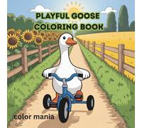 Playful Goose coloring book