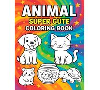 Playful Pets & Forest Friends Coloring Book: Realistic & Cute Animals: Discover Rabbits, Cats, Mice, and More! Fun & Educational Pages for Kids Ages 2-4 to Boost Creativity and Fine Motor Skills
