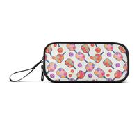 Playful Pickleball - Astuccio portapenne per ragazze, colore: beige | Ampia custodia per pennarelli con passante elastico per il polso, per riporre penne per lezioni