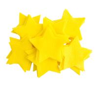 Playfully Ever After 3 Inch 35pc Stiff Felt Stars (Yellow)