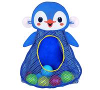 PlayGo Bath Toy Organizer Penguin Four Suction Cups for Hanging Bathtub Toys