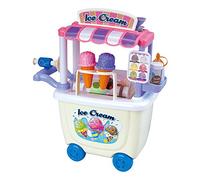 PlayGo - Carrello Gelato Gourmet - 28 Pezzi (ColorBaby 44589)