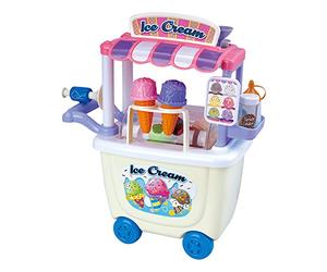 PlayGo - Carrello Gelato Gourmet - 28 Pezzi (ColorBaby 44589)