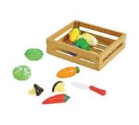 PlayGo groente houten kist 11 stuks