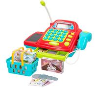 PlayGo- Registratore di Cassa con Accessori, Colore Vari, Medium, 44584