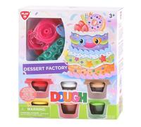 Playgo set da gioco per dolci in argilla - 6 vasetti di argilla colorata per bambini
