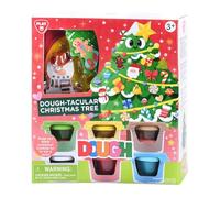 Playgo Set di argilla per albero di Natale, con accessori