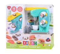 Playgo Set per impastare macchina da caffè - 4 lattine - giocattolo creativo