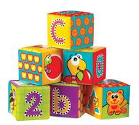 Playgro 0183838 Splash and Learn Bath Blocks - 6 pcs for Baby Infant Toddler Chi