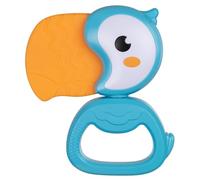 Playgro Click Clack Toucan, giocattolo per bambini 0+ mesi, giocattolo multisensoriale per neonati, sonaglio e dentizione