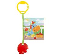 Playgro First Fun Stroller Book, Libro giocattolo Passeggino per neonati dalla nascita, Anello di dentizione, 0 m, regalo per la nascita
