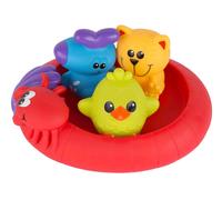Playgro Gioco da Bagno 3 Amici Galleggianti, Impermeabile/Antisporco