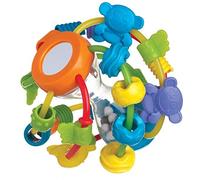 Playgro Palla Multiattività, A Partire da 6 Mesi, Giocattolo da Apprendimento, Blu/Verde/Giallo, 40137
