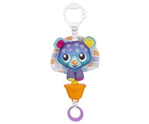 Playgro Polar Pals Musical Pullstring Bear, Juguete de Cochecito con Clip para Recién Nacido, Juguete Sensorial para Bebés Niño y Niña 0-6 Meses - Peluche Colgante para Silla de Paseo, Coche y Cuna