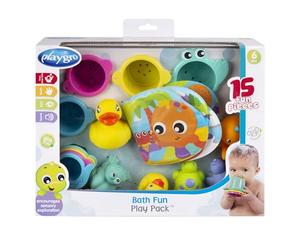 Playgro Set regalo di giocattoli da bagno 15 pezzi.