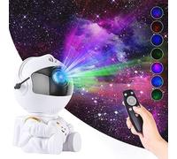 PlayGround® Proiettore Astronauta - Lampada Stella Notturna LED Effetto Stellato per Camera e Soffitto - Galaxia Star con Telecomando