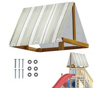 Playground Shade Canopy, Playhouse Canopy Replacement, Waterproof Sunproof Cover, Oxford Cloth for Equipment and Kids' Outdoor Play, 89,76 x 42,91 pollici