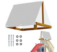 Playground Shade Canopy, Playhouse Canopy Replacement, Waterproof Sunproof Cover, Oxford Cloth for Equipment and Kids' Outdoor Play, 89.76x42.91 inches