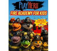 PlayHero Fire Academy For Kids: Firefighter Activity Book for Kids