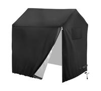 Playhouse Cover - Copertura protettiva per casa dei giochi, protezione per la casa dei giochi per bambini, riutilizzabile, colore nero, resistente alle intemperie e al , set da gioco portatile
