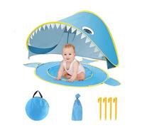 Playhouse Tent, interna per bambini,Cosa ombra spiaggia del fumetto - Casetta da gioco pieghevole con piccola piscina incorporata, protezione UV, bambino impermeabile fuori dal sole per f