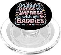 playing dress to impress with my baddies PopSockets PopGrip per MagSafe