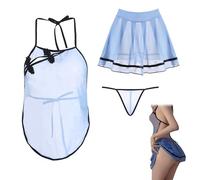 Playing Sexy Outfit Cheongsam Qipao Babydoll Cosplay Lingerie for women Anime bra and thong set Chinese bikini