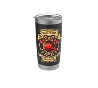 Playing With A Firefighter Fireman Firefighters Lovers Bicchiere termico in acciaio inox doppia parete