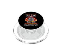 Playing With A Firefighter Funny Fireman Fighters Lovers PopSockets PopGrip per MagSafe