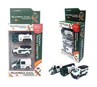PLAYJOCS GT-8043 Set di veicoli della Guardia Civile. Auto in metallo, giocattolo ideale per bambini e collezionisti.