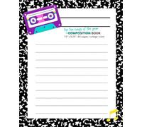 Playlist Composition Notebook - Tweenie Series: Music-Themed Notebook for Tweens with Lyric Space & Aesthetic Vibes | 7.5" x 9.25" | 80 College Ruled Pages | Fun Back-to-School Journal