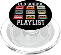 Playlist della vecchia scuola Nostalgia Vibes Cassette PopSockets PopGrip per MagSafe