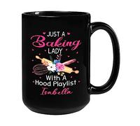 Playlist Just A Baking Lady With Hood Tazze Da Tè Divertenti Tazze Di Caffè Ceramica Tazza Colazione Regali Divertenti Per Festa Della Mamma Anniversario Fidanziati 330Ml