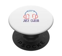 Playlist musicale per ragazze Just Chillin pronta per l'estate PopSockets PopGrip Adesivo