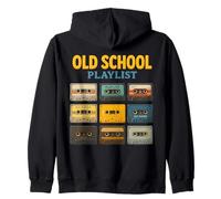 Playlist Old School Old School Cool Memories Design Felpa con Cappuccio