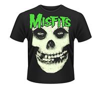 Playlogic International(World) Misfits Glow Jurek Skull T-Shirt, Nero (Black), XL Uomo