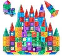 Playmags 150 Pezzi Magnetico Piastrelle Set per Bambini - 3 Colorato più Forte
